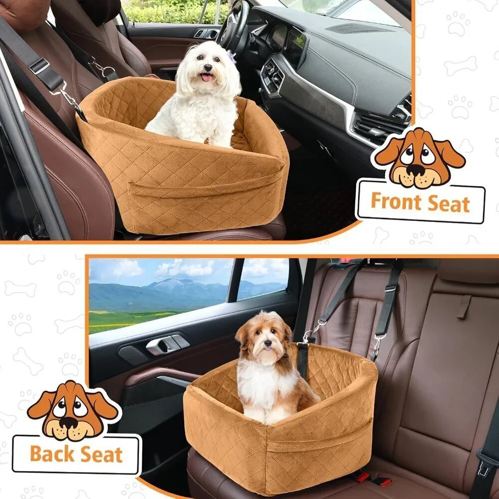 Dog Car Seat for Small Medium Dogs,Detachable